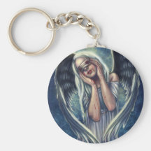 The Wounded Angel Key Chain