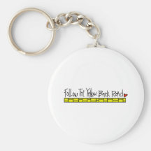 The Yellow Brick Road Keychain