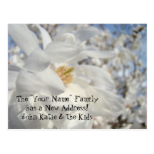The Your Name Family has a New Address postcards