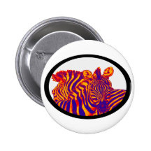 THE ZEBRAS ALLURE PINBACK BUTTONS