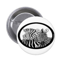 THE ZEBRAS BEAUTY BUTTON