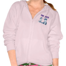 The Zots Women's Pink Fleece Zipped Hoodie