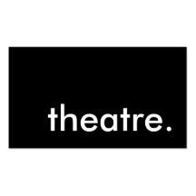 theatre. business card