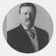 Theodore Roosevelt Portrait Stickers