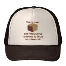 There are 1000 Reasons to Love Montessori Trucker Hats