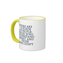 There are 10 kinds of people... mugs
