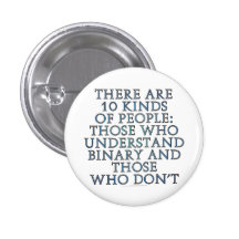 There are 10 kinds of people... pinback buttons