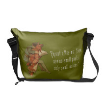 There are No Small Parts Courier Bag
