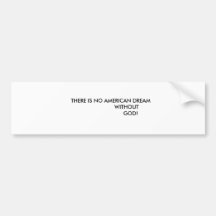 THERE IS NO AM... BUMPER STICKER
