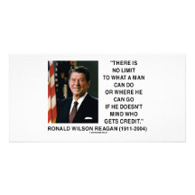 There Is No Limit To What A Man Can Do Quote Photo Greeting Card