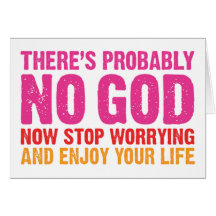 There Is Probably No God Cards