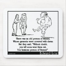 There was an old person of Barnes Mousepad