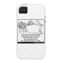 There was an old person of Cannes iPhone 4/4S Case
