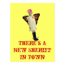 There's A New Sheriff In Town Postcards