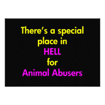 There's A Special Place In Hell Personalised Invitations