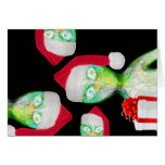 THERE'S aLiEnS ON MY CHRISTMAS CARD!