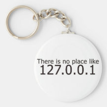 Theres no place like home ip address key chains