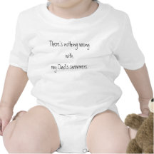 There's nothing wrong with my Dad's swimmers. Bodysuit