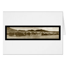 Thermopolis Falls, WY Photo 1914 Card