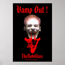 TheRobGlass VampOut ! Fangs... Vampire Poster