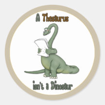 Thesaurus Dinosaur Sticker