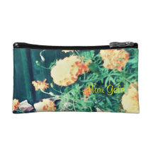 These Quiet Seasons June Marigolds Makeup Bags