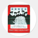 They Did Their Part Sticker
