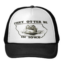 They Otter Be in Iowa Mesh Trucker Hat Cap