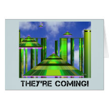 They're Coming! Card