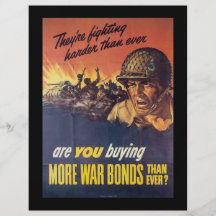 They're Fighting World War 2 Flyer Design