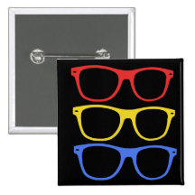 thick rimmed glasses button