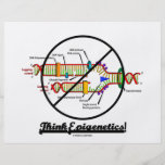 Think Epigenetics! (Cross Out DNA Replication) Full Colour Flyer