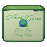 Think Green 2 iPad Rickshaw Sleeve iPad Sleeves