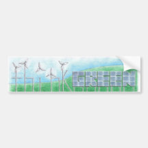 think green bumper stickers