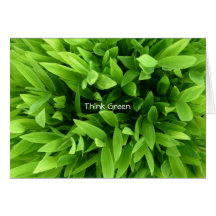 Think Green Card
