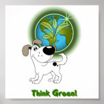 Think Green! (Cutie) Posters