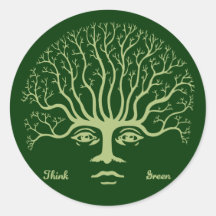 Think Green II Sticker