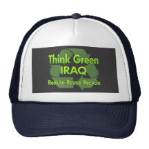Think Green Iraq Mesh Hat