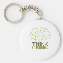 THINK GREEN - KEY CHAINS