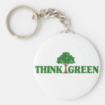 Think Green Keychains
