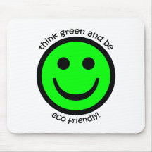 Think green mouse pad