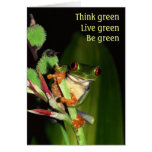 Think Green notecards