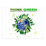 Think Green: Peaceful Planet Post Cards