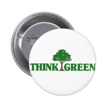 Think Green Pinback Buttons