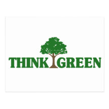 Think Green Post Card