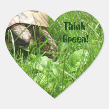 Think Green! Sticker