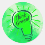 Think Green! Sticker