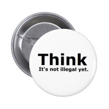 Think it's not illegal yet political gear button
