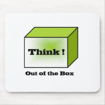 Think out of the Box Mouse Pad