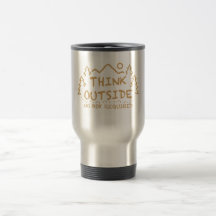 Think Outside, No Box Required Mug